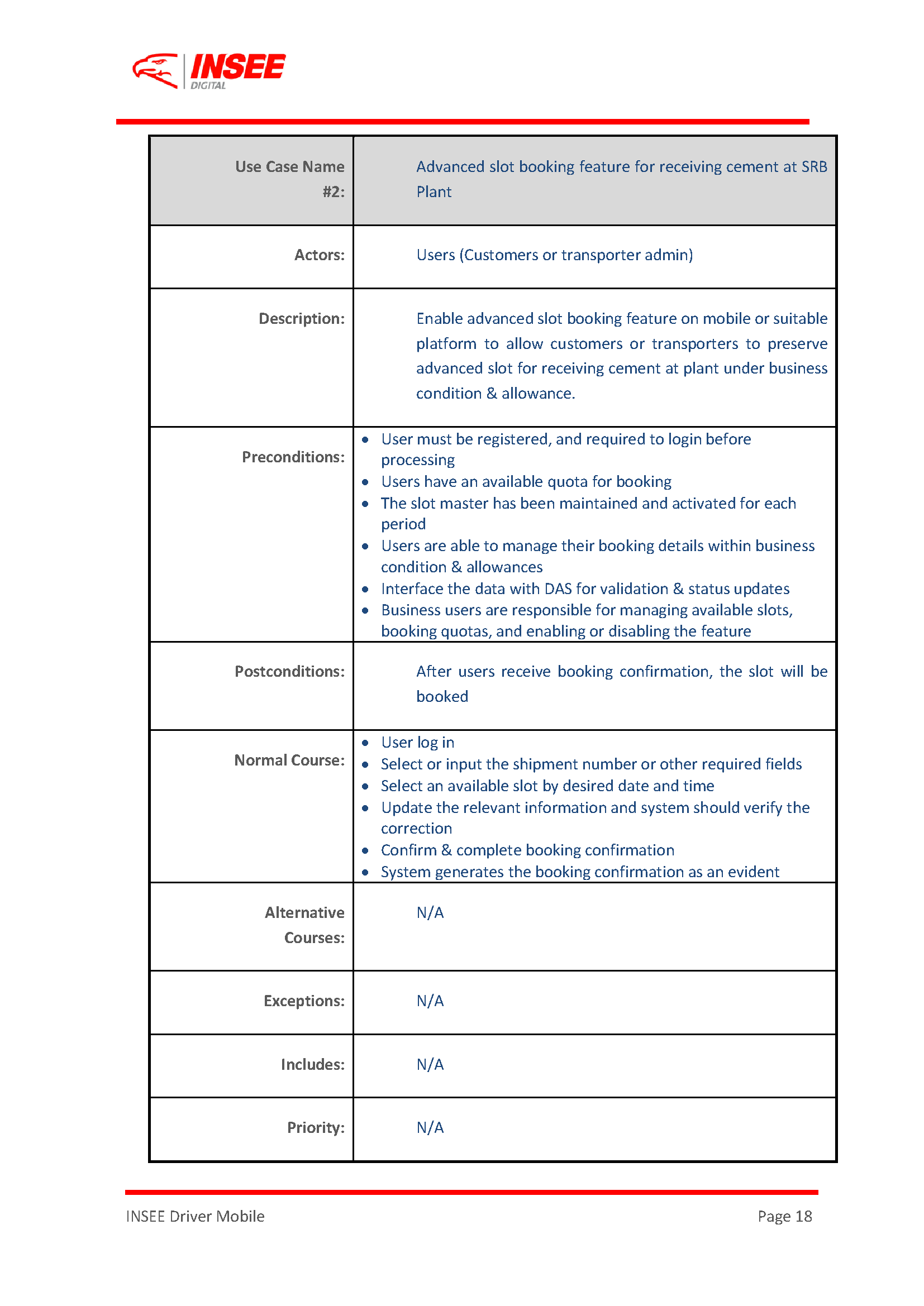 Request For Proposal (RFP) page 18