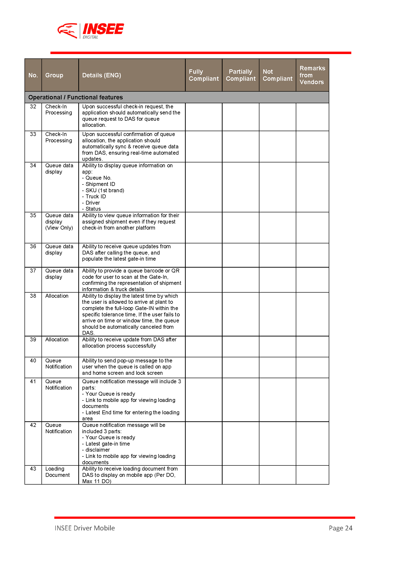 Request For Proposal (RFP) page 24